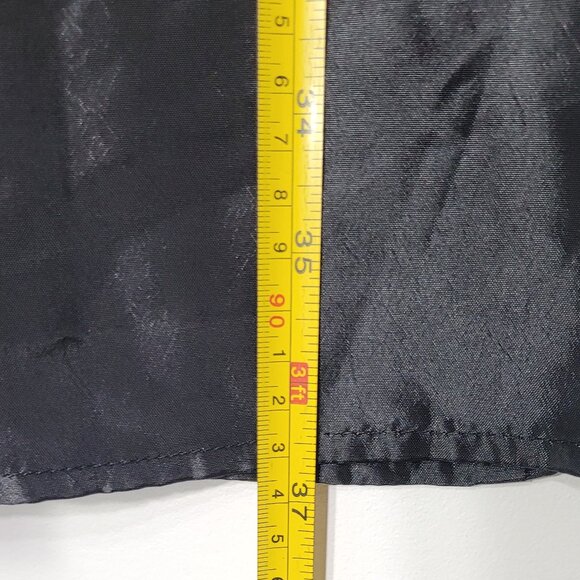 Laura Women's Black Shimmer Metallic Hand Wash Flared A-Line 2000's Skirt Size 6 - Picture 7 of 9
